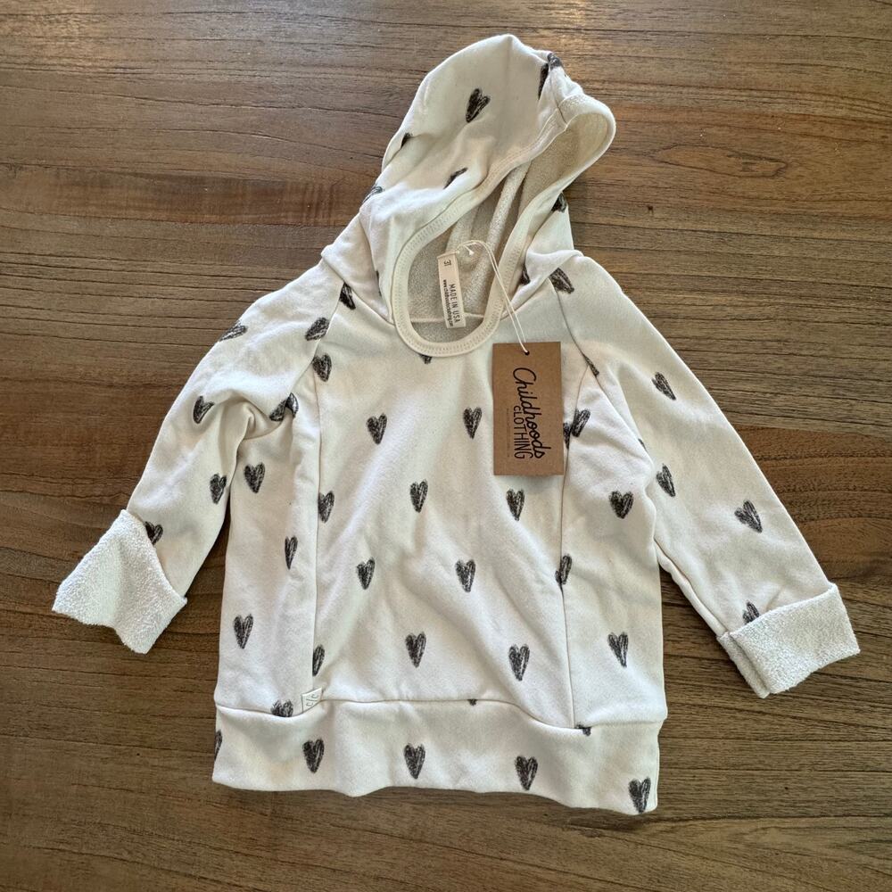 Childhoods Clothing Toddler Girl Beach Hoodie Sweatshirt - Size 3T